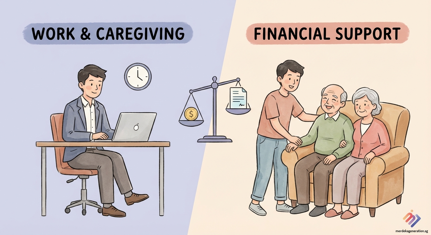 Balancing Work and Caregiving: Financial Support Schemes for Families Supporting MG Parents — 1