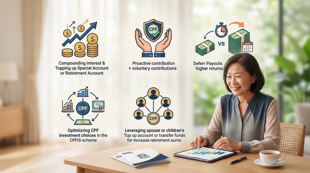 5 Ways to Maximise Your CPF Retirement Account Before Payouts Begin