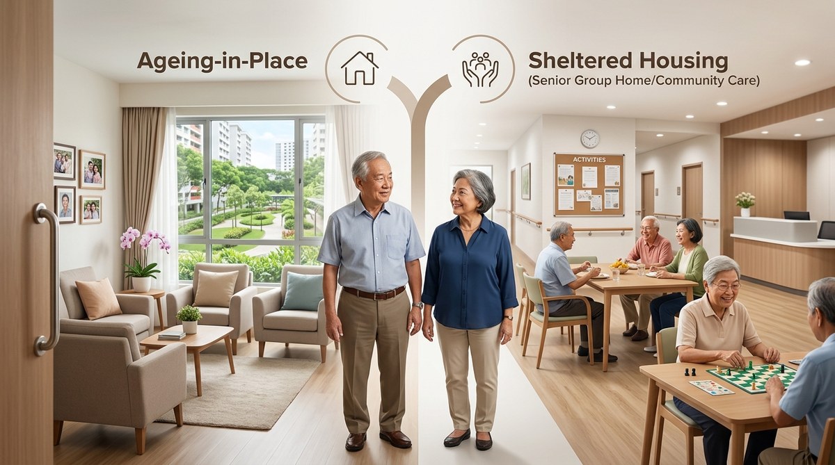 Choosing Between Ageing-in-Place and Sheltered Housing: A Practical Comparison